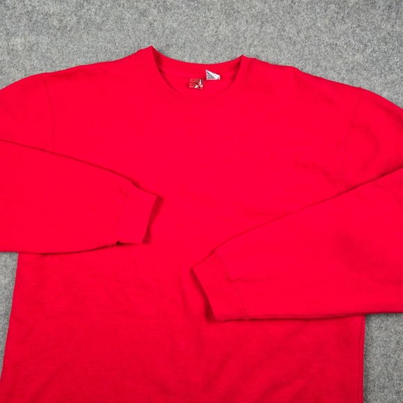 Marlboro Other - Vintage Marlboro Crewneck Sweatshirt Mens XL Red Blank Heavyweight 90s Y2K